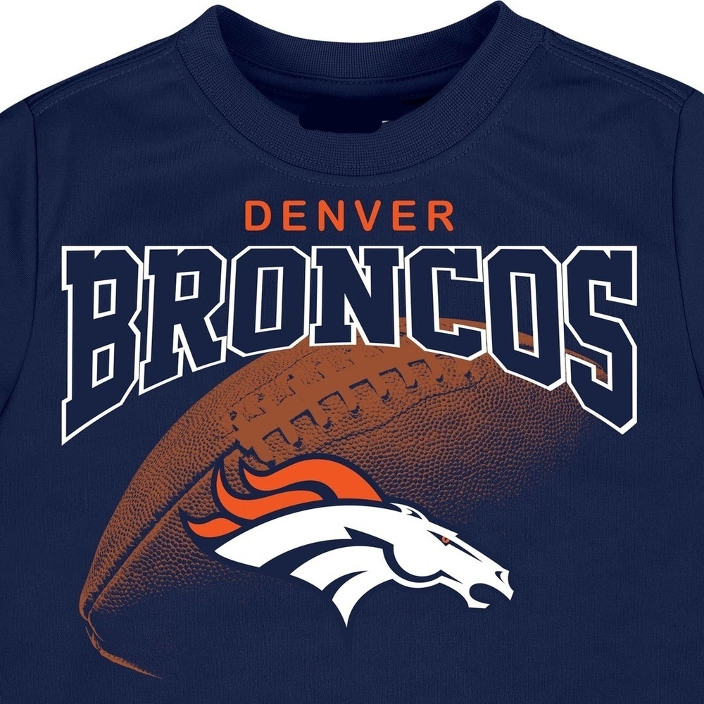 3-Pack Baby Toddler Boys Broncos Short Sleeve Shirts